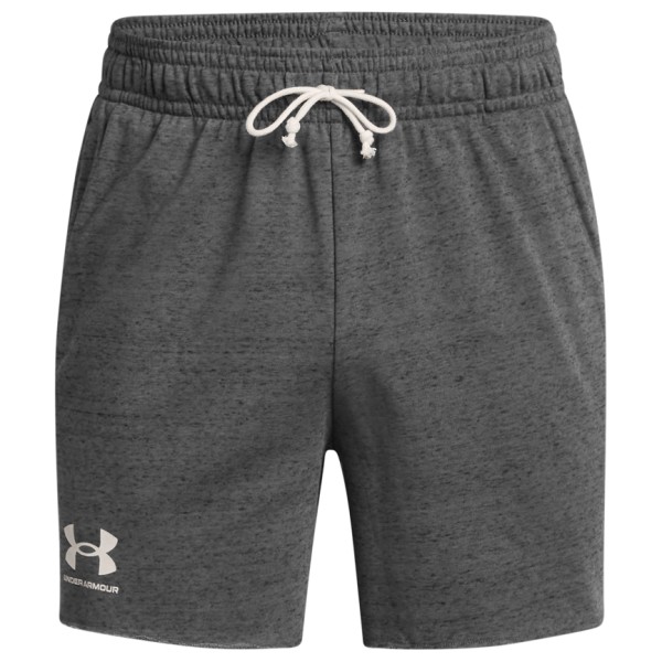 Under Armour - Rival Terry 6'' Short - Shorts Gr XXL grau von Under Armour