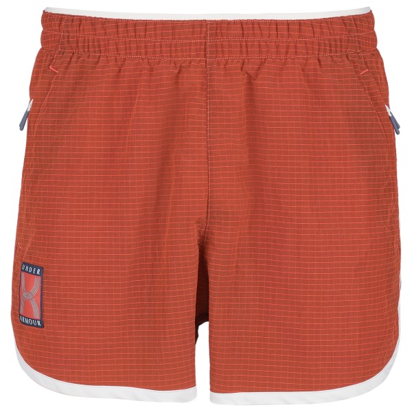 Under Armour - Run 96 Shorts - Laufshorts Gr S rot von Under Armour