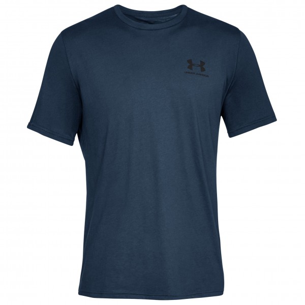 Under Armour - Sportstyle Left Chest S/S - Funktionsshirt Gr L - Regular blau von Under Armour