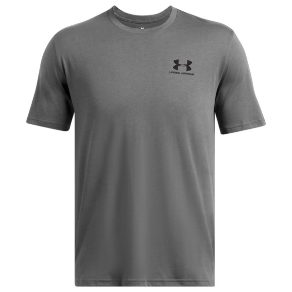 Under Armour - Sportstyle Left Chest S/S - Funktionsshirt Gr M - Regular grau von Under Armour