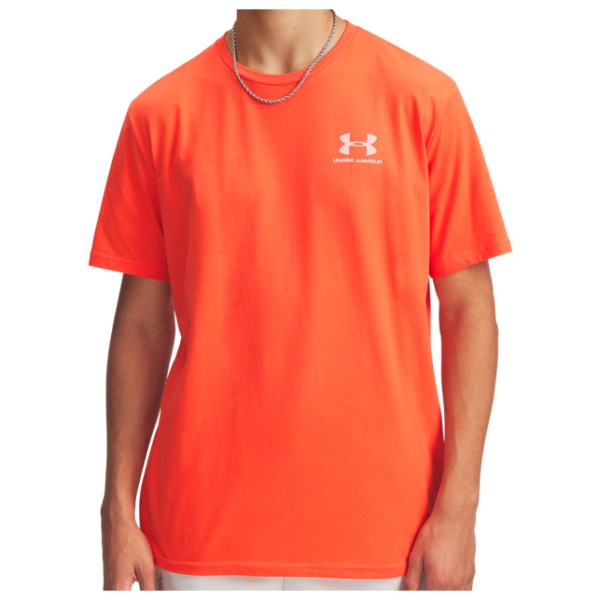 Under Armour - Sportstyle Left Chest S/S - Funktionsshirt Gr M - Regular rot von Under Armour