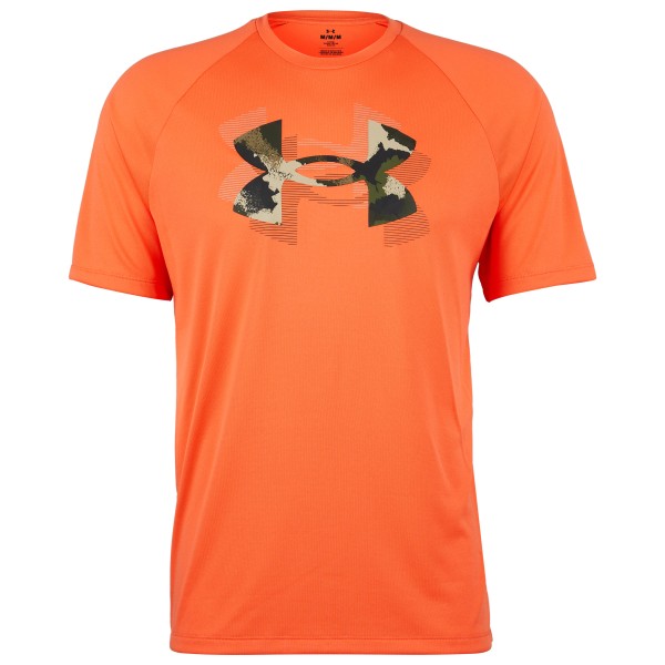 Under Armour - Tech Print Fill S/S - Funktionsshirt Gr XXL orange von Under Armour