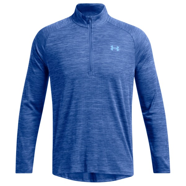 Under Armour - Tech Textured 1/2 Zip - Funktionsshirt Gr L;M;S;XL;XXL blau;braun;grün von Under Armour