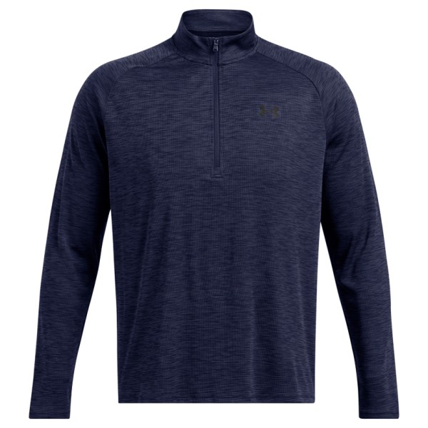 Under Armour - Tech Textured 1/2 Zip - Funktionsshirt Gr L blau von Under Armour