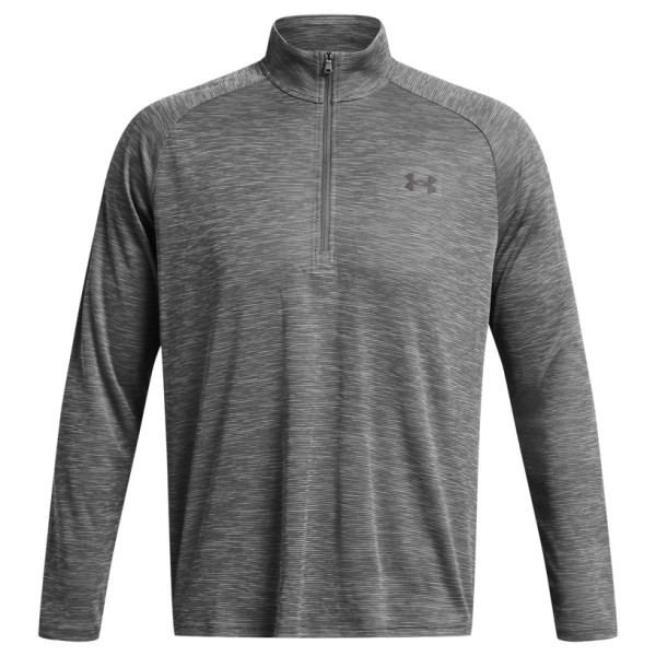 Under Armour - Tech Textured 1/2 Zip - Funktionsshirt Gr XL grau von Under Armour