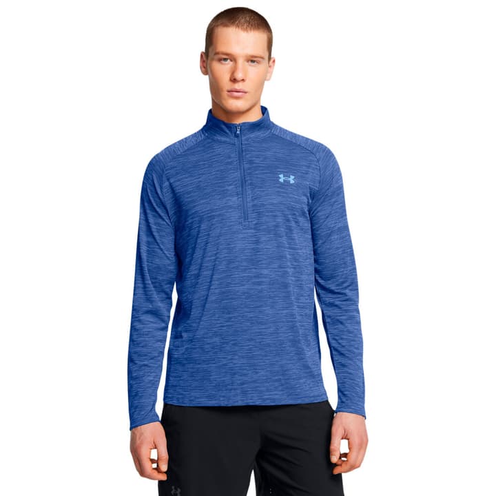 Under Armour Tech Textured 1/2 Zip Pullover blau von Under Armour