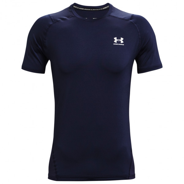 Under Armour - UA HG Armour Fitted S/S - Laufshirt Gr 3XL - Regular blau von Under Armour