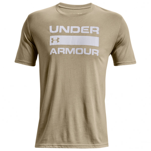 Under Armour - UA Team Issue Wordmark S/S - T-Shirt Gr 3XL - Regular;L - Regular;M - Regular;S - Regular;XXL - Regular lila;schwarz;weiß von Under Armour