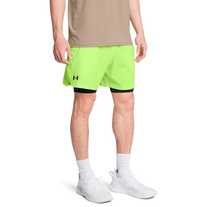 Under Armour Vanish Woven 2in1 Shorts Shorts limegrün von Under Armour