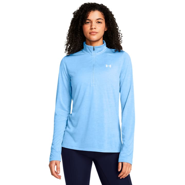 Under Armour W Tech 1/2 Zip Twist Pullover hellblau von Under Armour