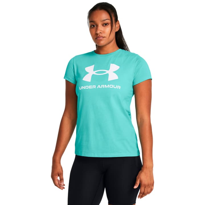 Under Armour W UA Sportstyle Logo SS T-Shirt türkis Under Armour W UA Sportstyle Logo SS T-Shirt türkis von Under Armour