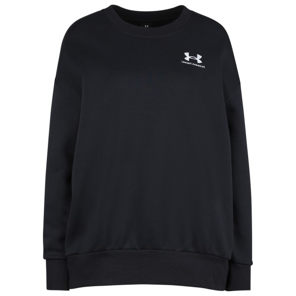 Under Armour - Women's Essential Fleece OS Crew - Pullover Gr L schwarz von Under Armour