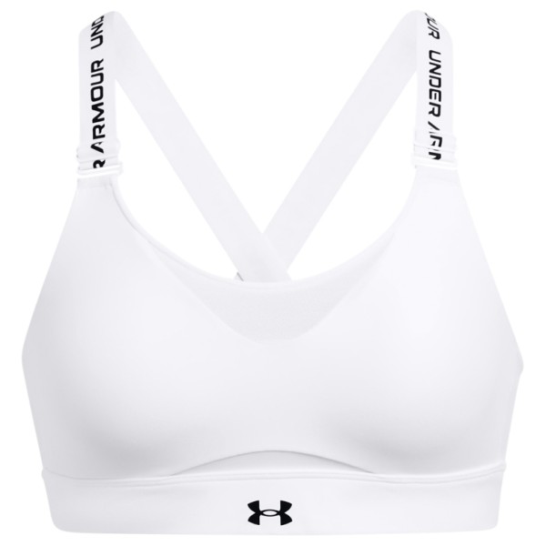 Under Armour - Women's Infinity High 2.0 Bra - Sport-BH Gr L - Cup: A-C;L - Cup: D-DD;M - Cup: A-C;M - Cup: D-DD;S - Cup: A-C;XL - Cup: D-DD;XS - Cup: A-C schwarz;weiß von Under Armour