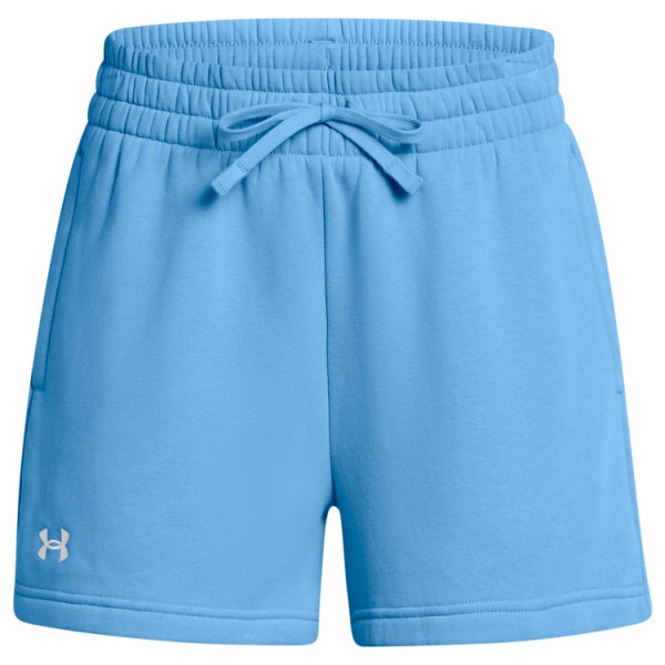 Under Armour - Women's Rival Fleece Short - Trainingshose Gr M - Regular blau von Under Armour