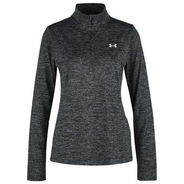 Under Armour - Women's Tech 1/2 Zip Twist - Sweat- & Trainingsjacke Gr L grau/schwarz von Under Armour