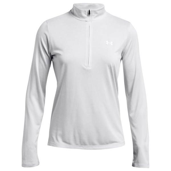 Under Armour - Women's Tech 1/2 Zip Twist - Sweat- & Trainingsjacke Gr M grau/weiß von Under Armour