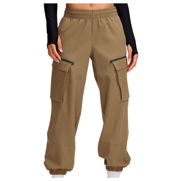 Under Armour - Women's Unstoppable Cargo Pant - Trainingshose Gr L braun von Under Armour