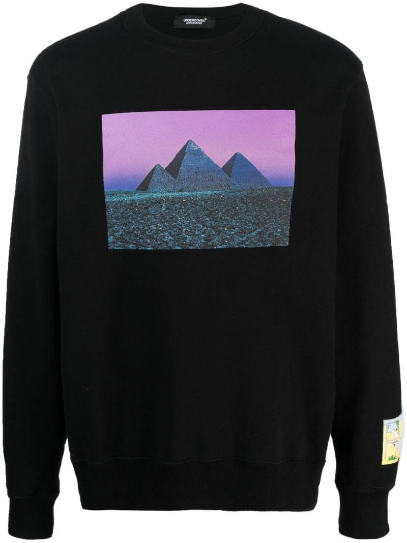 Undercover Pink Floyd print sweatshirt - Black von Undercover