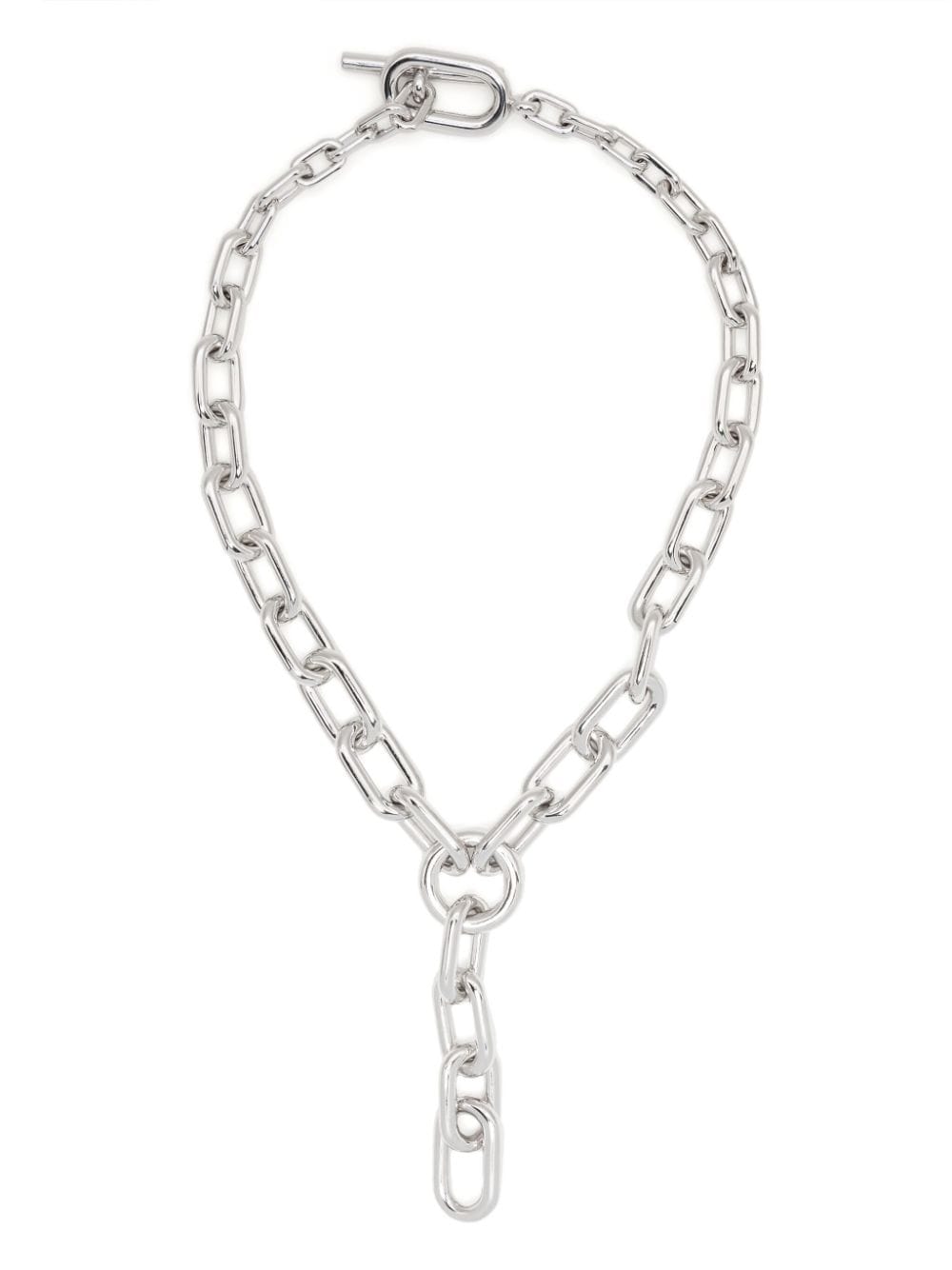 Undercover T-Bar chain brass necklace - Silver von Undercover