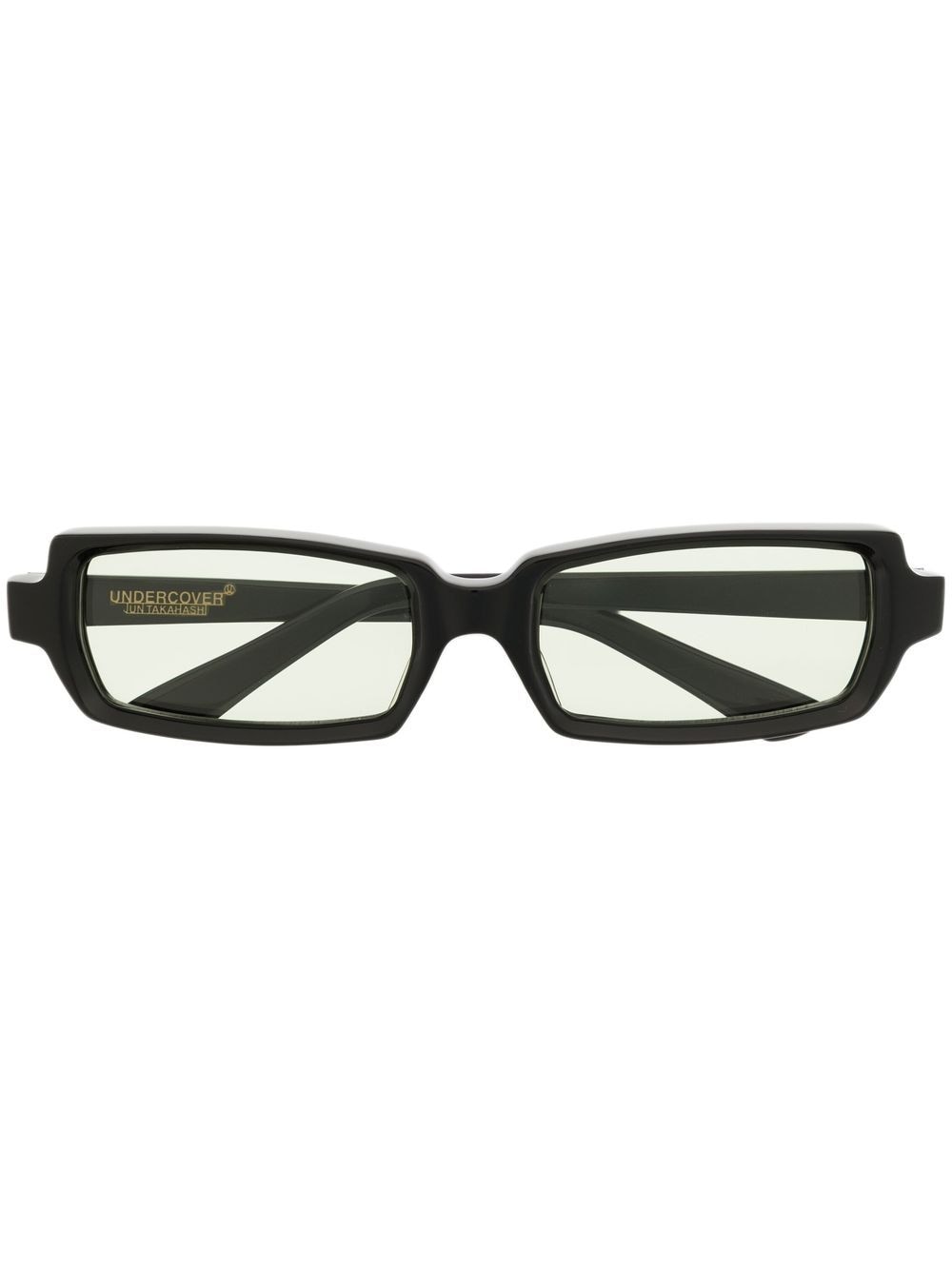 Undercover UC1B4E01 rectangle-frame sunglasses - Black von Undercover