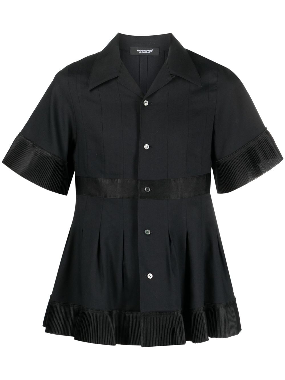 Undercover buttoned flared shirt - Black von Undercover