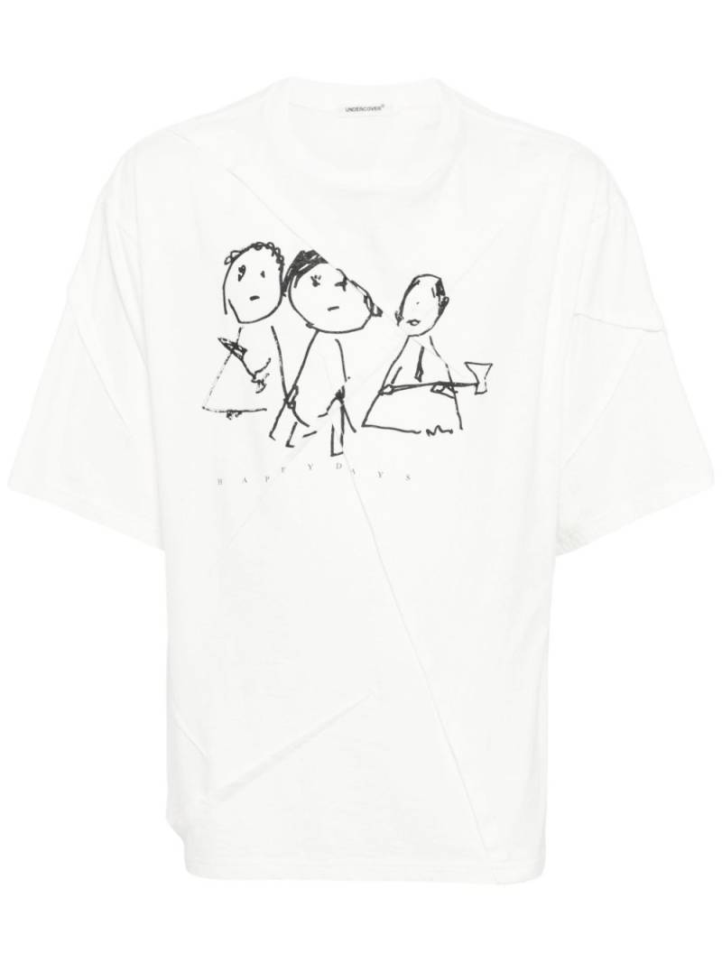 Undercover cartoon-print T-shirt - White von Undercover