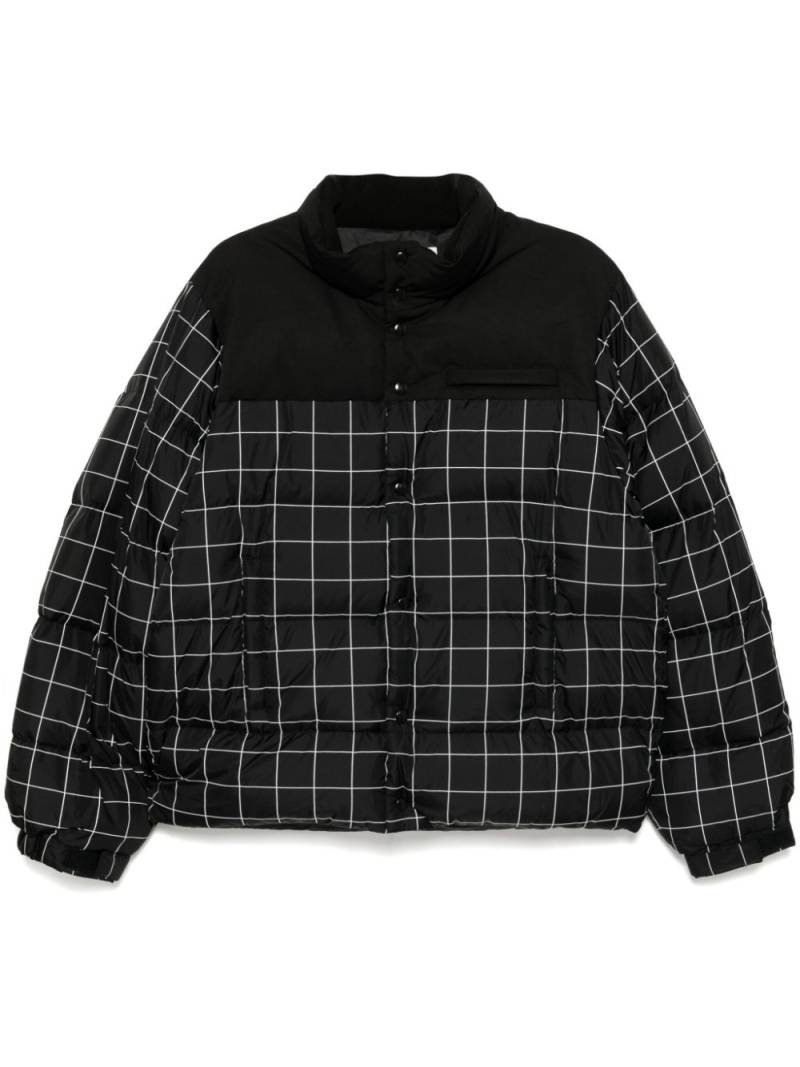 Undercover checked padded jacket - Black von Undercover