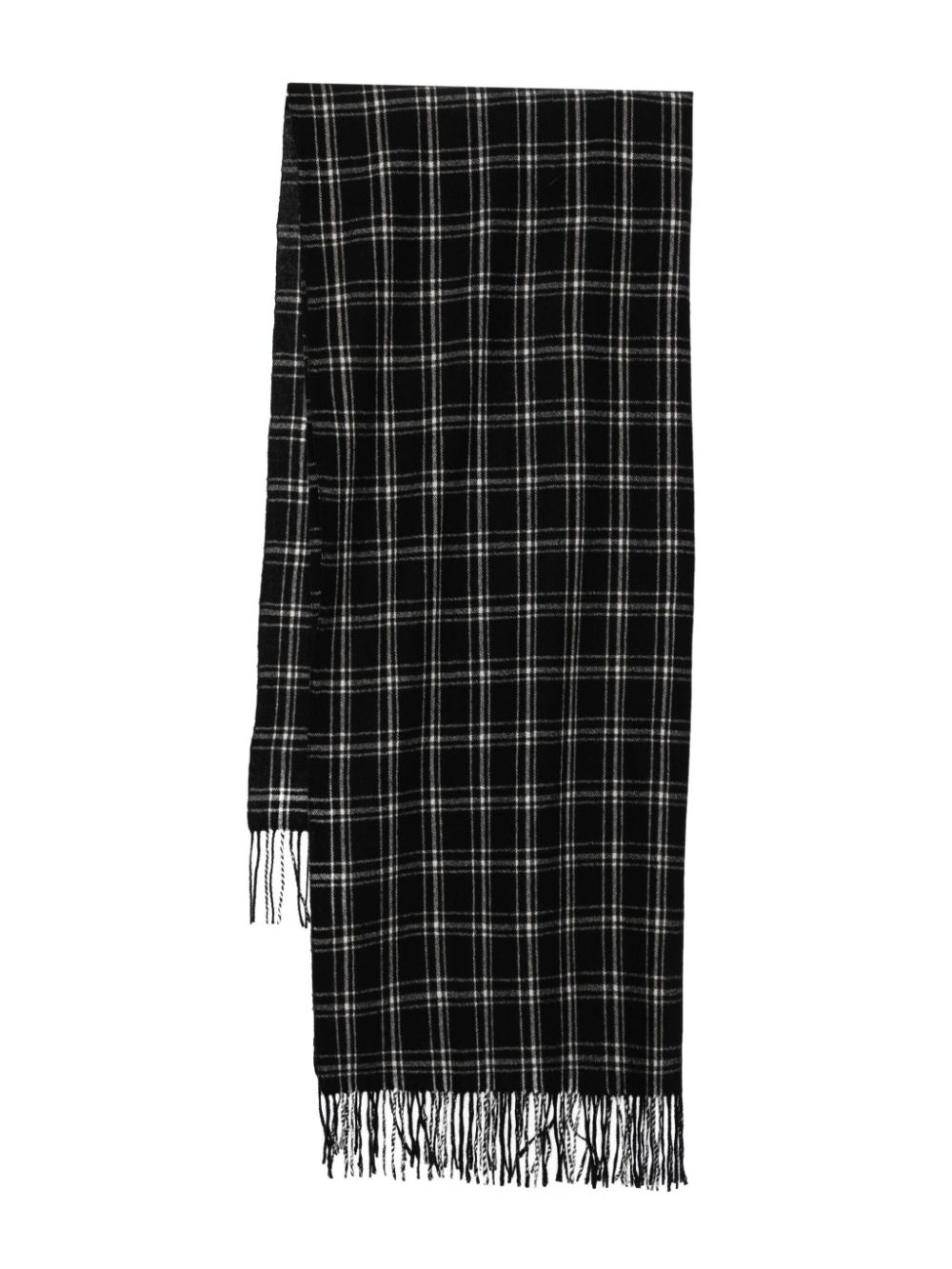 Undercover checked scarf - Black von Undercover