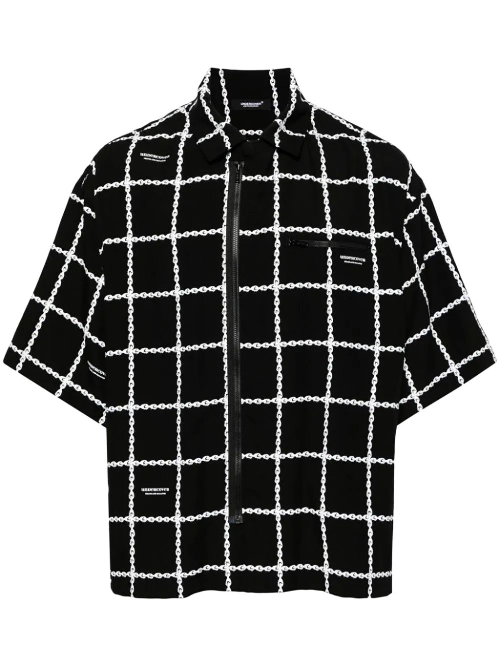 Undercover checked shirt - Black von Undercover