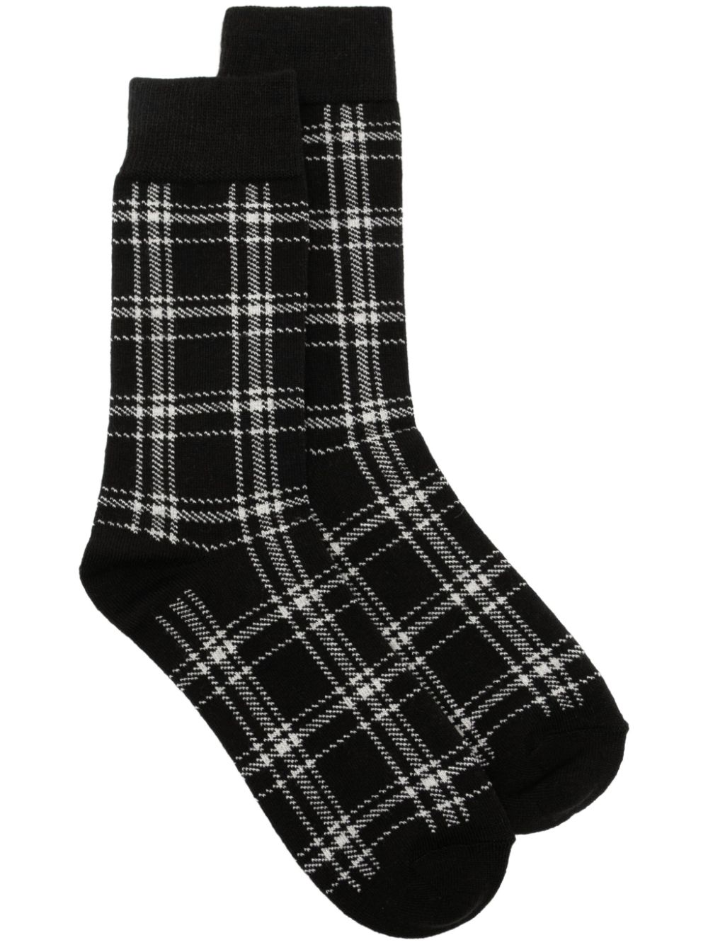 Undercover checked socks - Black von Undercover