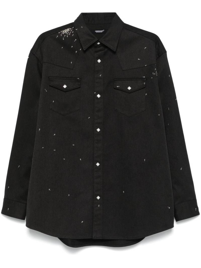 Undercover cross-motifs shirt - Black von Undercover