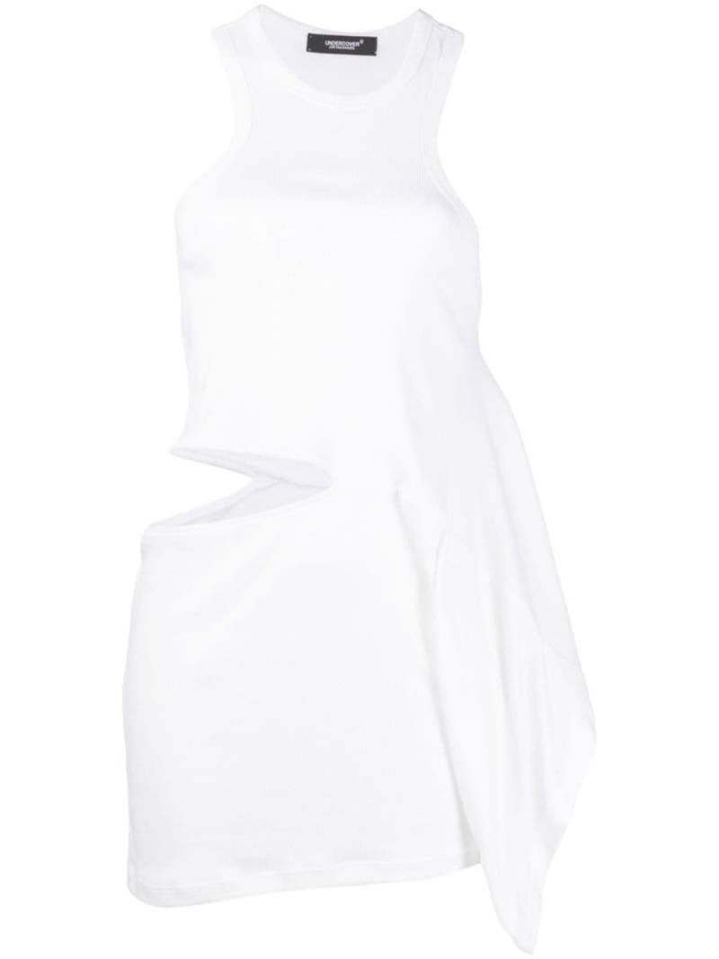 Undercover cut-out detailing sleeveless top - White von Undercover