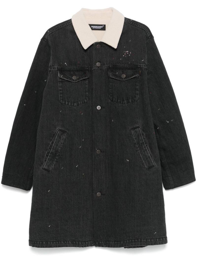 Undercover denim coat - Black von Undercover