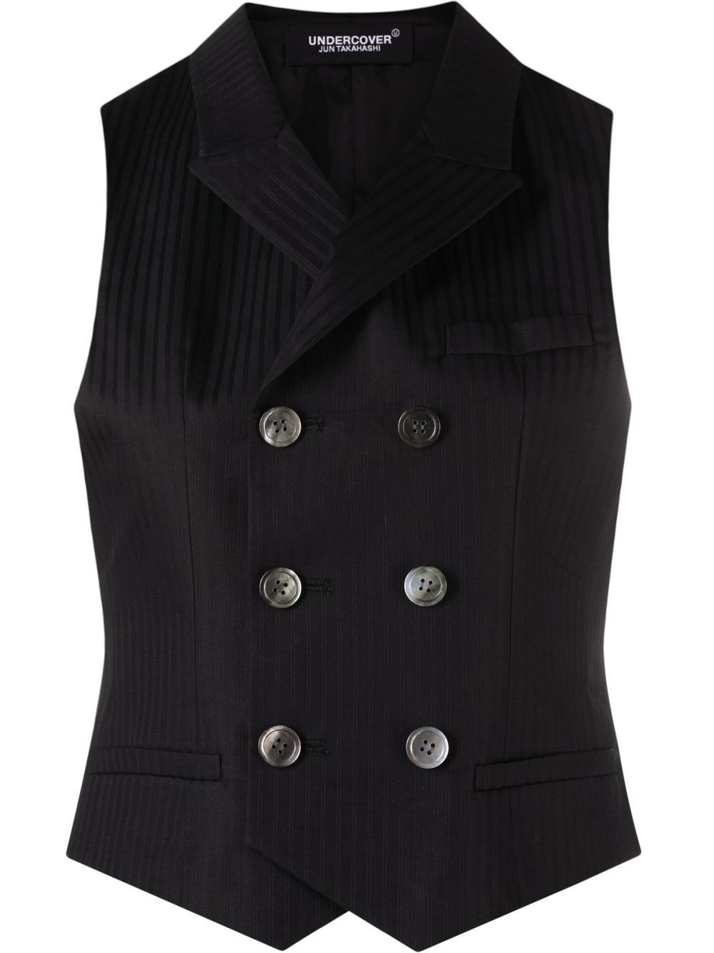 Undercover double-breasted waistcoat - Black von Undercover