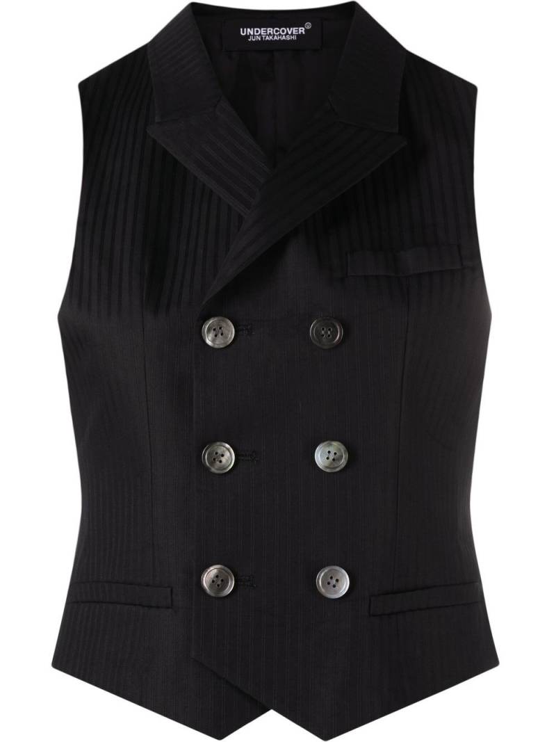 Undercover double-breasted waistcoat - Black von Undercover