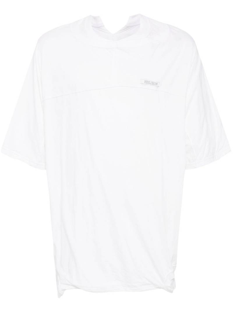 Undercover logo-appliqué double-layer T-shirt - White von Undercover