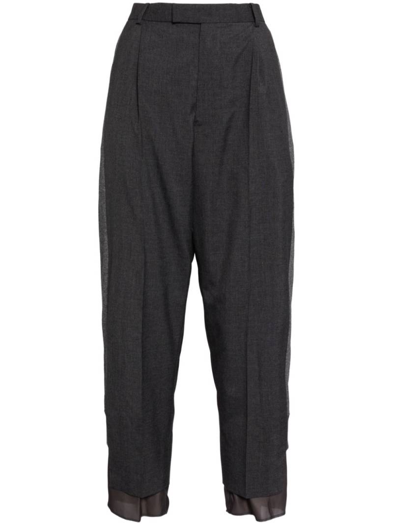 Undercover double-layered trousers - Grey von Undercover