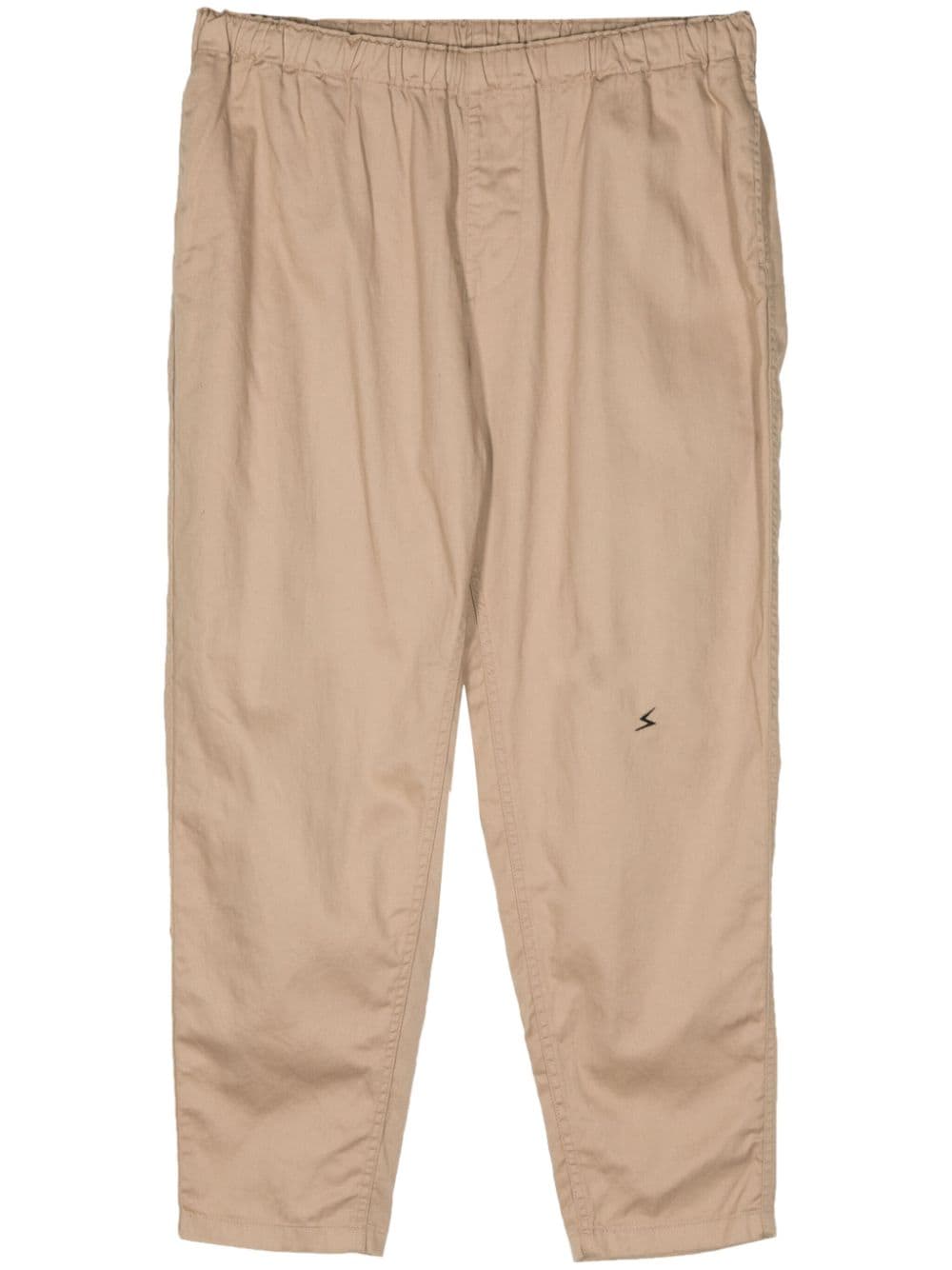 Undercover elastic-waist tapered trousers - Neutrals von Undercover