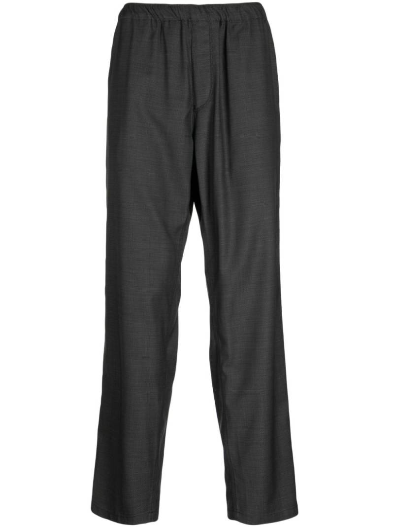 Undercover elasticated-waistband wool straight-leg trousers - Grey von Undercover