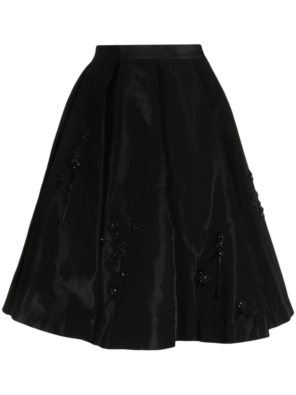 Undercover embroidered high-waisted skirt - Black von Undercover