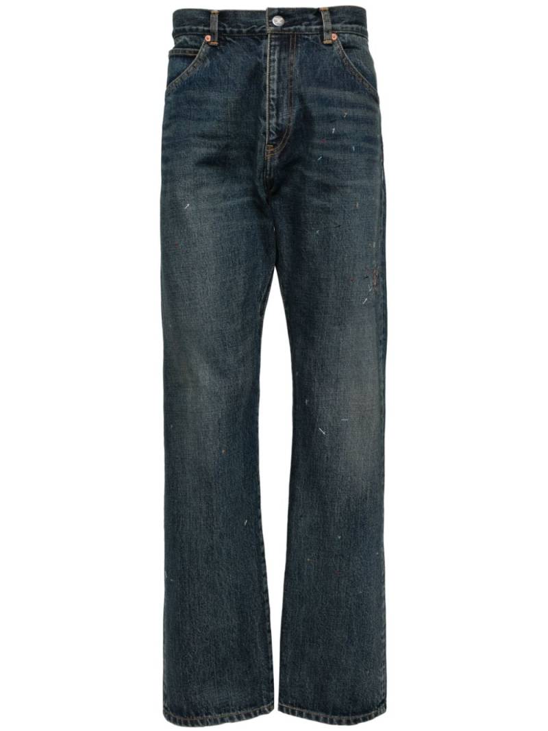 Undercover embroidered straight-leg jeans - Blue von Undercover