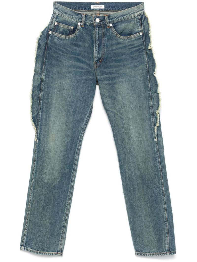 Undercover frayed-detailed jeans - Blue von Undercover