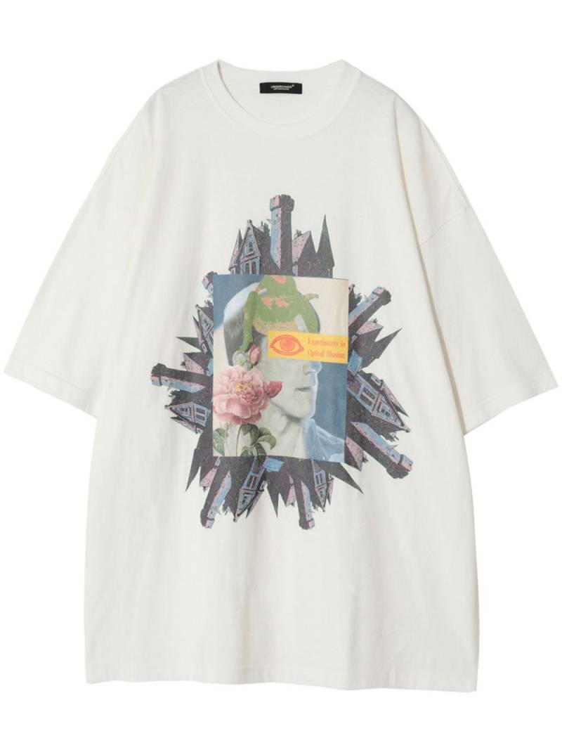 Undercover graphic logo-print cotton t-shirt - White von Undercover