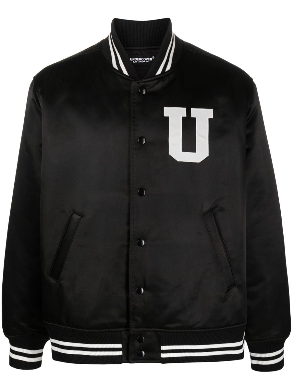 Undercover graphic-print bomber jacket - Black von Undercover