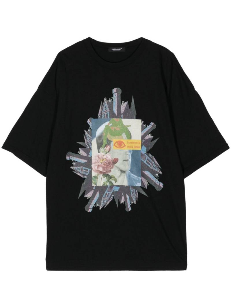 Undercover graphic-print cotton T-shirt - Black von Undercover