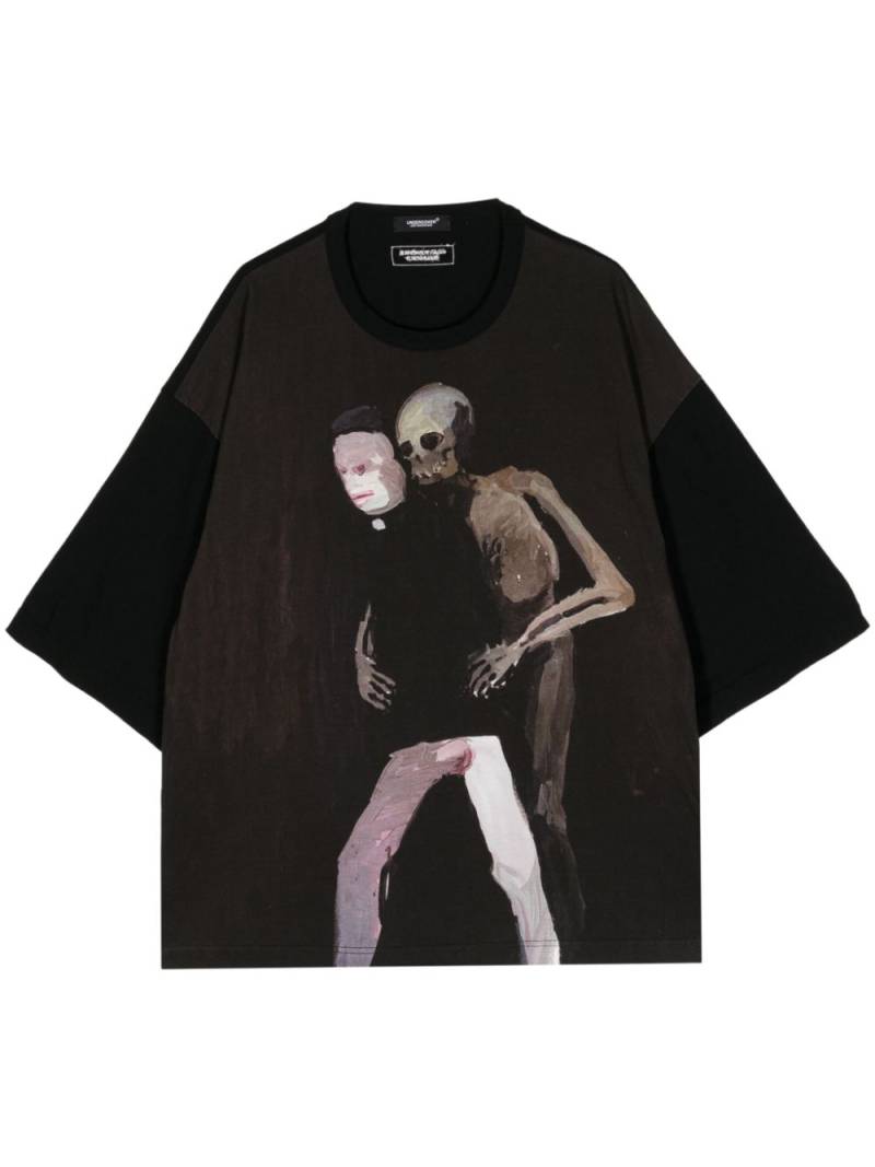 Undercover graphic-print cotton T-shirt - Black von Undercover