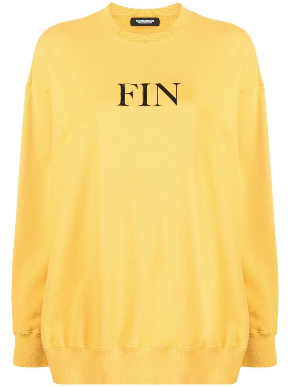 Undercover graphic-print cotton sweatshirt - Yellow von Undercover