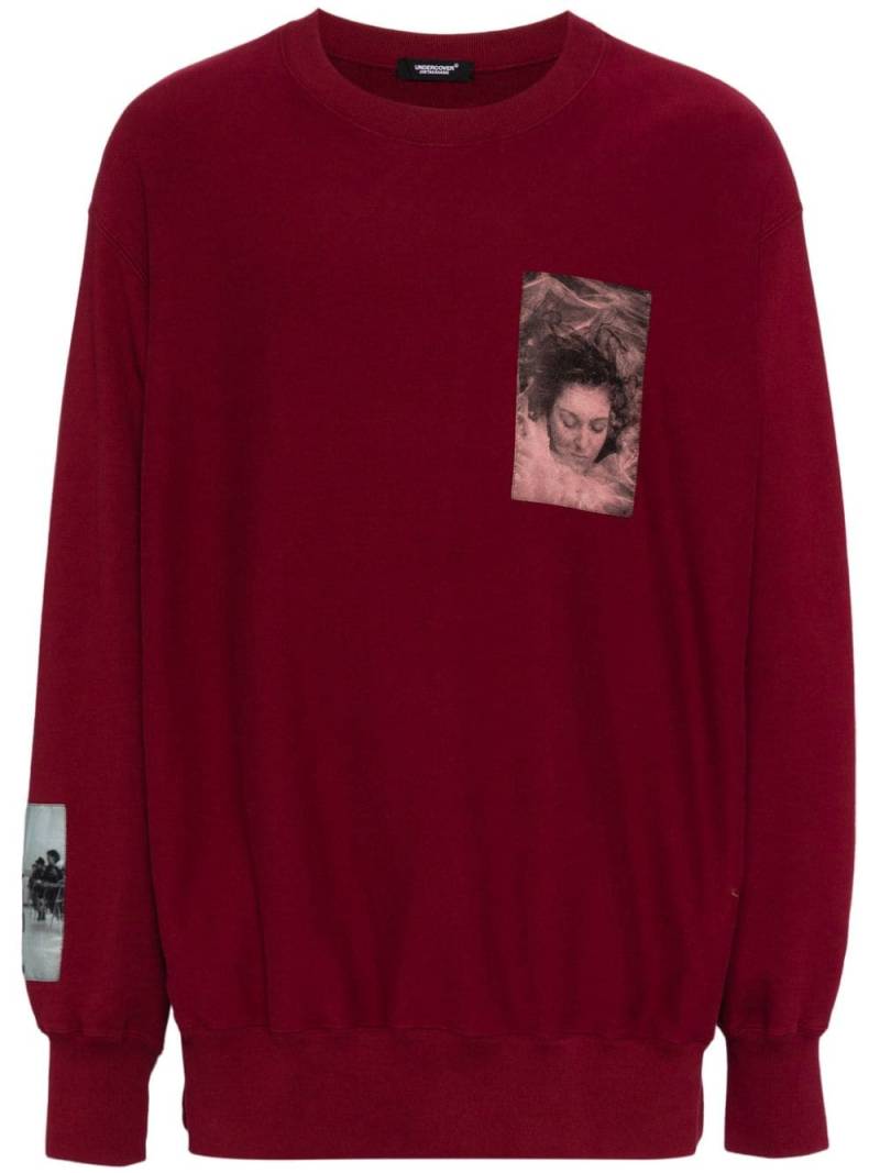 Undercover graphic-print crew-neck sweatshirt - Red von Undercover