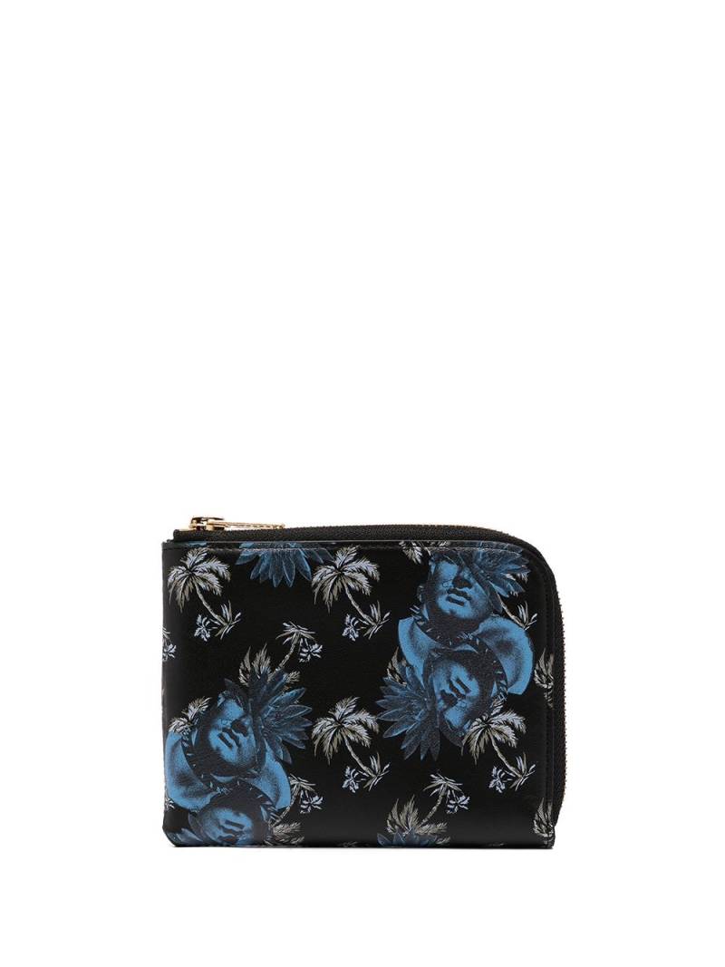 Undercover graphic-print leather wallet - Black von Undercover