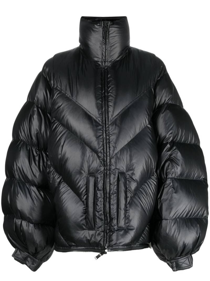 Undercover layered padded jacket - Black von Undercover